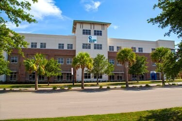 Exterior view of Tidelands Health Medical Park at The Market Common in Myrtle Beach along Farrow Parkway.